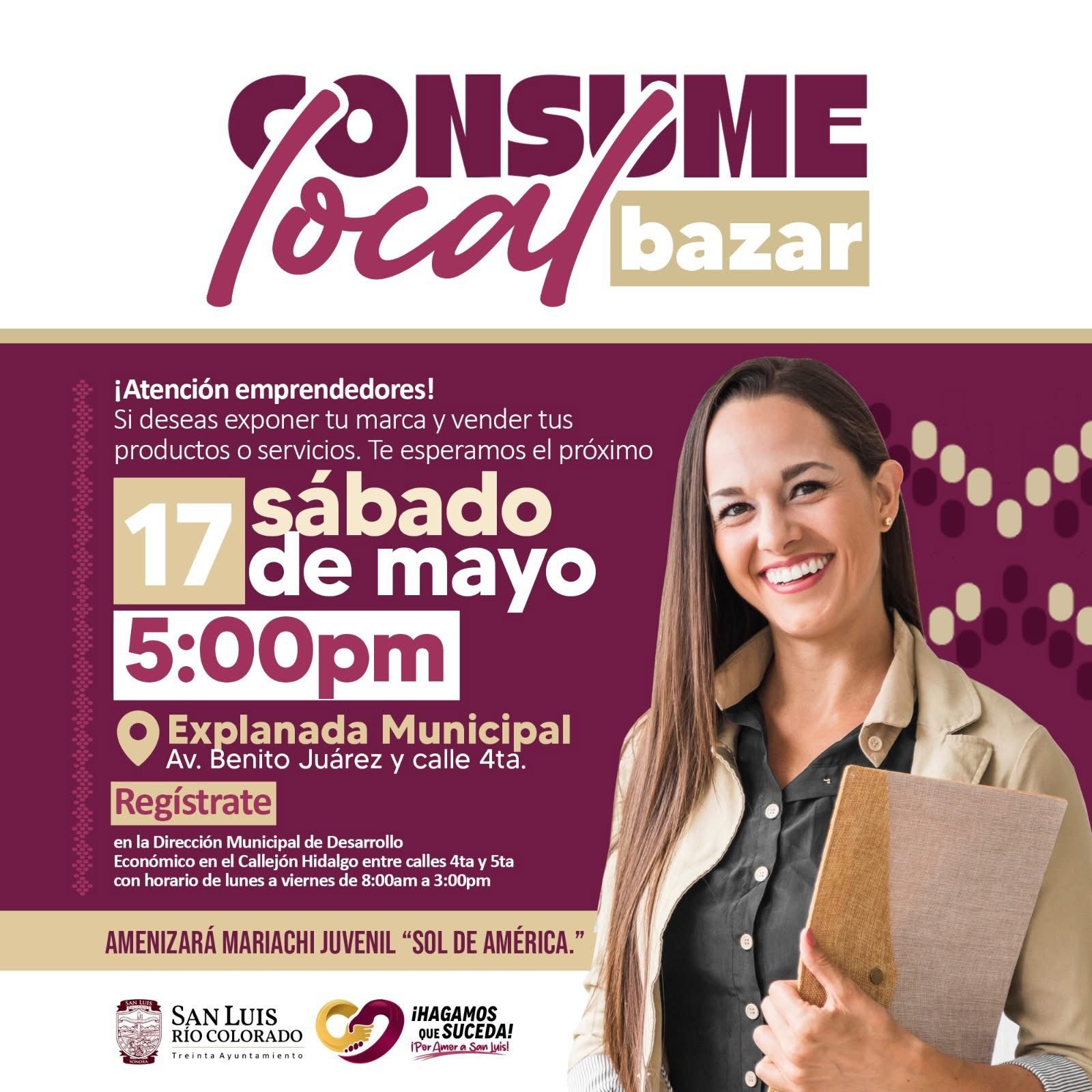 Invita Desarrollo Económico a 2da edición del Bazar Emprendedor