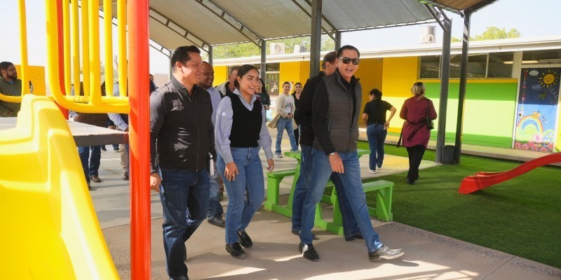 Agradecen directores y padres de familia obras en preescolares del valle