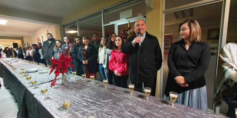 Alcalde brindis de nochebuena