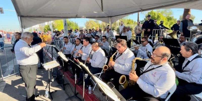 Banda de Música de Baja California presente en el Vive San 