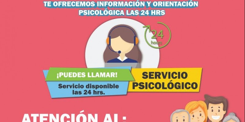 Brinda UBR terapia psicológica las 24 horas
