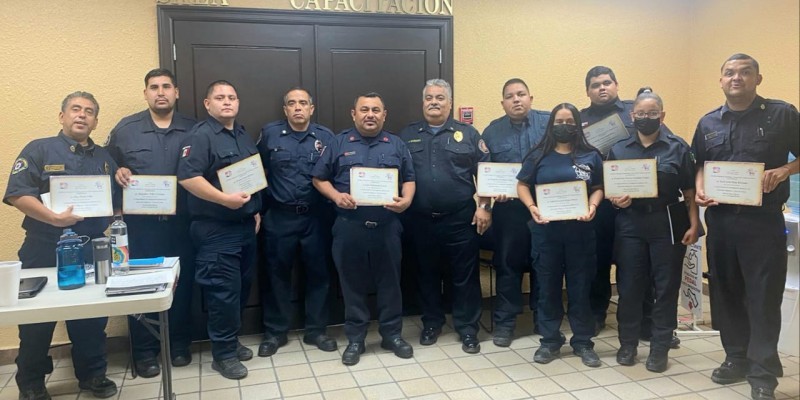 Capacitan a elementos de Protección Civil en Mexicali
