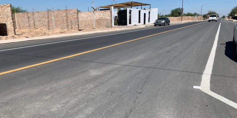 Casi lista pavimentación de la calle 22