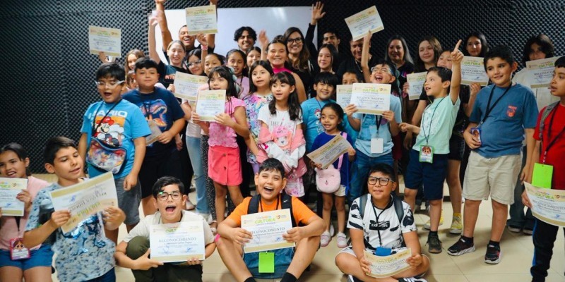 Concluyen 250 alumnos cursos “Verano en Cultura: Con arte y aventura”
