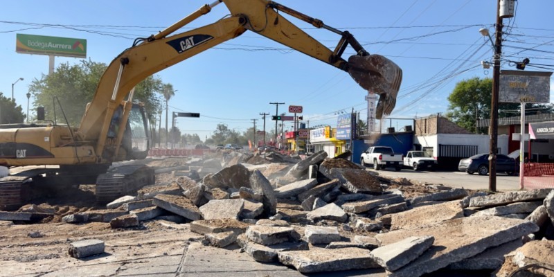 En marcha mega-rehabilitación de calzada Monterrey