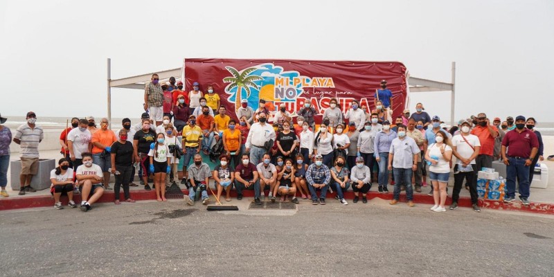 Exitosa campaña de limpieza en el Golfo de Santa Clara