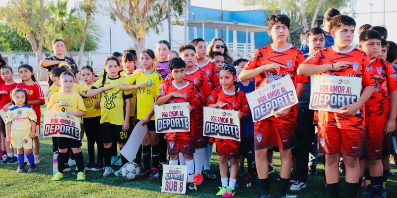 Inaugura Ayuntamiento Torneo Municipal “Por Amor al Deporte”