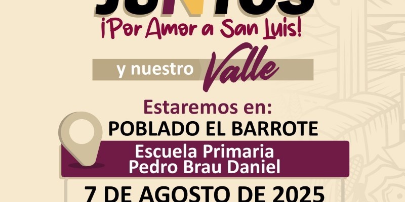 Llevará 30 Ayuntamiento Jornadas Comunitarias al poblado El Barrote