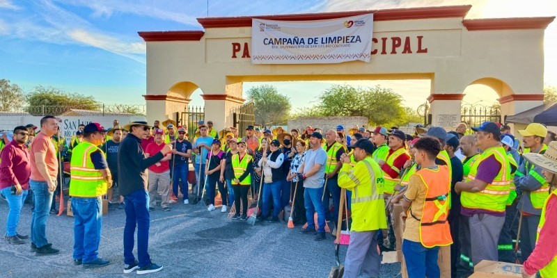 Realiza Ayuntamiento campaña de limpieza en panteones municipales