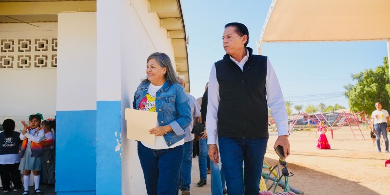 Supervisa Alcalde inicio de obra en jardín de niños “Juana de Arco”