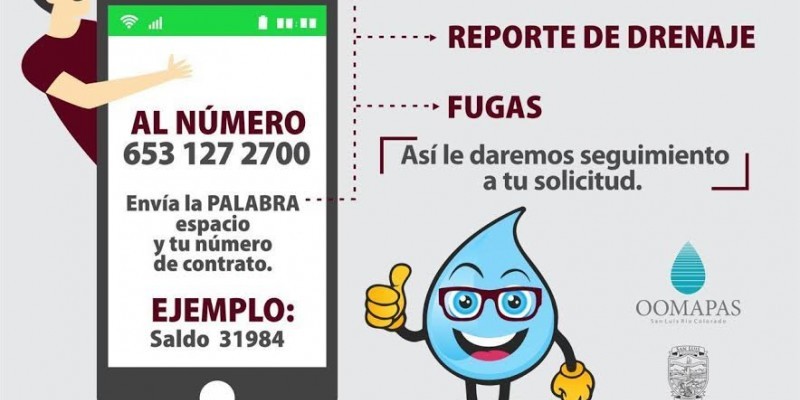 Ya cuenta Oomapas con servicio de whatsApp